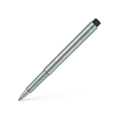 Pitt Artist Metallic Pen- Silver (251, 1.5 Nib)