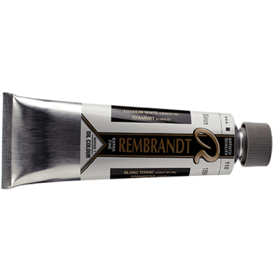 Royal Talens Rembrandt Oil Colour - (5oz/150ml) 118 Titanium White (Linseed Oil) Series 1