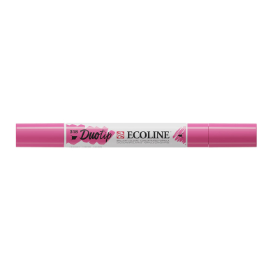 Ecoline Duotip Watercolor Marker - Carmine 318