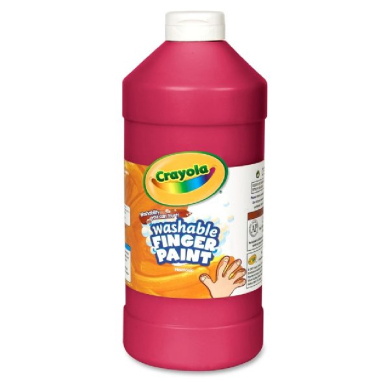 Crayola Washable Finger Paint - Red 16oz