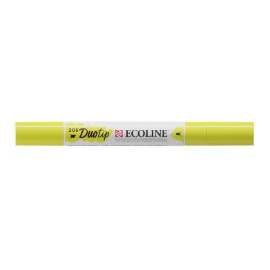 Ecoline Duotip Watercolor Marker - Lemon Yellow Primary 205