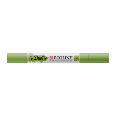 Ecoline Duotip Watercolor Marker - Bronze Green 657