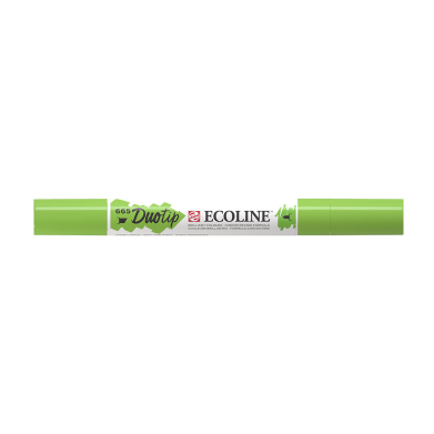 Ecoline Duotip Watercolor Marker - Spring Green 665