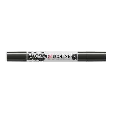 Ecoline Duotip Watercolor Marker - Black 700