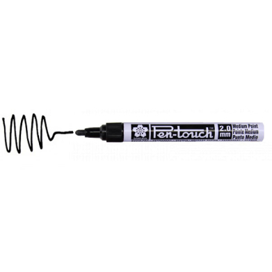Sakura Pen-Touch Medium 2.0mm Paint Marker - Black XPFKA-49
