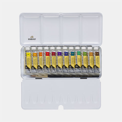 Rembrandt Professional Watercolor Tube Set / Metal Tin  -12x10ml -Landscape Collection  05830195