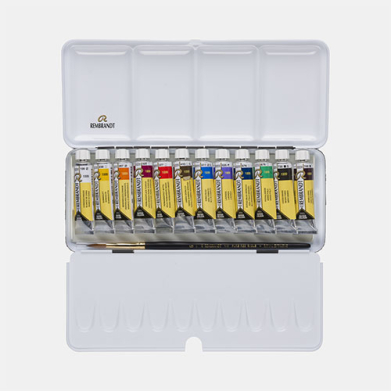 Rembrandt Professional Watercolor Tube Set / Metal Tin  -12x10ml -Urban Cityscape Collection  05830197