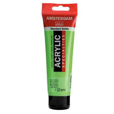Royal Talens Amsterdam Acrylic Paint - (0.7oz/20ml) Reflex Green RT17046720