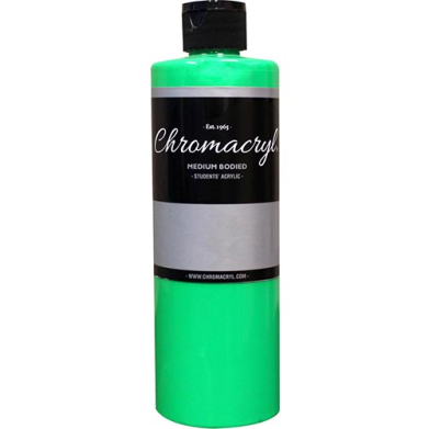 Chromacryl Acrylic Paint - (16.9oz/473ml) Neon Green CH1223
