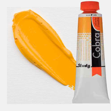 Royal Talens Cobra Study Water Mixable Oil Paint 40ml Permanent Yellow Deep 285 - RT25052850
