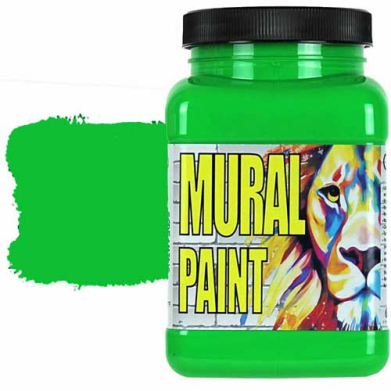 Chroma Acrylic Mural Paint - (16oz/474ml) CH2512 Screaming Green (neon green)