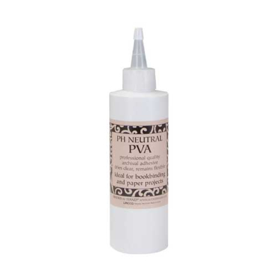 Lineco Books By Hand, PH Neutral PVA Adhesive, Archival Quality and Acid-Free, Dries Clear - 4oz BBHM207