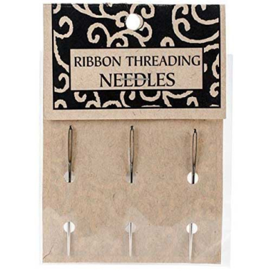 Lineco Book Binder's Ribbon Threading Needles - (3 Pack) BBHT108