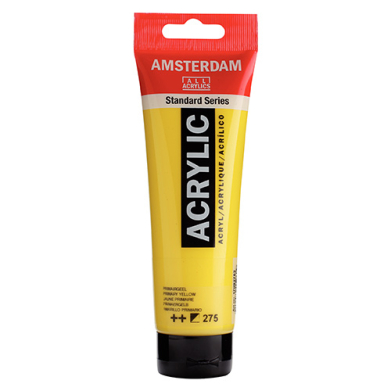 Royal Talens Amsterdam Acrylic Paint - (0.7oz/20ml) Primary Yellow RT17042750