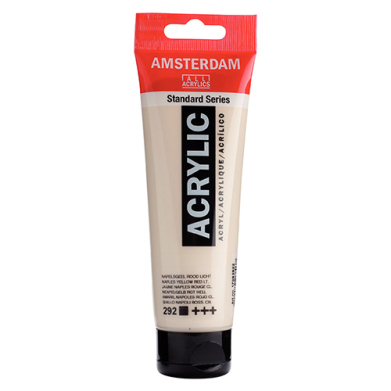 Royal Talens Amsterdam Acrylic Paint - (0.7oz/20ml) Naples Yellow Red Light RT17042920
