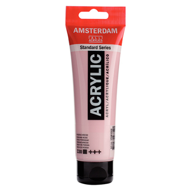 Royal Talens Amsterdam Acrylic Paint - (0.7oz/20ml) Persian Rose RT17043300