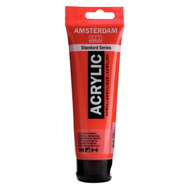 Royal Talens Amsterdam Acrylic Paint - (0.7oz/20ml) Naphthol Red Medium RT17043960