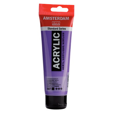 Royal Talens Amsterdam Acrylic Paint - (0.7oz/20ml) Ultramarine Violet RT17045070