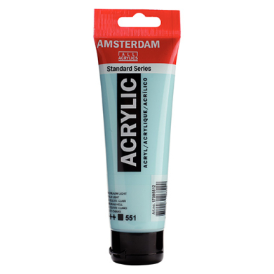 Royal Talens Amsterdam Acrylic Paint - (0.7oz/20ml) Sky Blue Light RT17045510