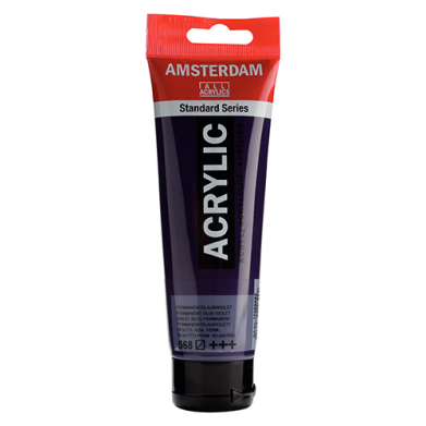 Royal Talens Amsterdam Acrylic Paint - (0.7oz/20ml) Permanent Blue Violet RT17045680