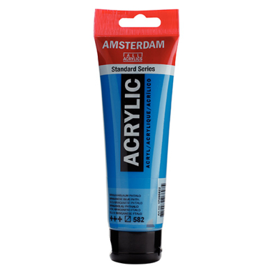 Royal Talens Amsterdam Acrylic Paint - (0.7oz/20ml) Manganese Blue RT17045820