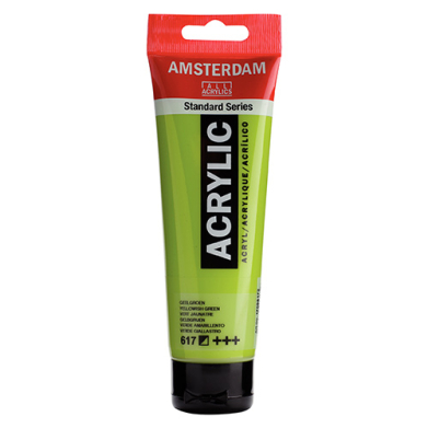 Royal Talens Amsterdam Acrylic Paint - (0.7oz/20ml) Yellowish Green RT17046170