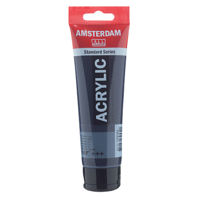Royal Talens Amsterdam Acrylic Paint - (0.7oz/20ml) Paynes Grey RT17047080