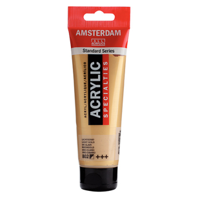 Royal Talens Amsterdam Acrylic Paint - (0.7oz/20ml) Light Gold RT17048020