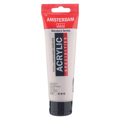Royal Talens Amsterdam Acrylic Paint - (0.7oz/20ml) Pearl Red RT17048190