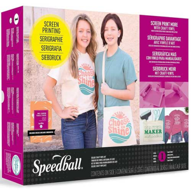 Speedball Deluxe Screen Printing Craft Vinyl Kit  45086