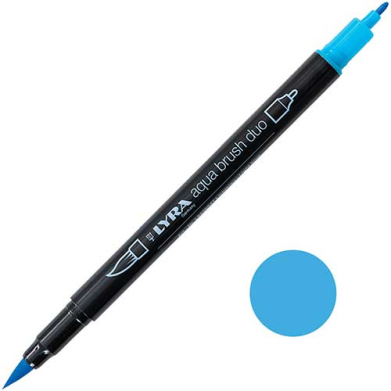 Lyra Aqua Brush Duo Marker Light Blue  LYL6520047
