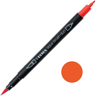 Lyra Aqua Brush Duo Marker Saturn Red  LYL6520015