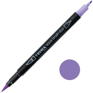 Lyra Aqua Brush Duo Marker Light Violet  LYL6520039