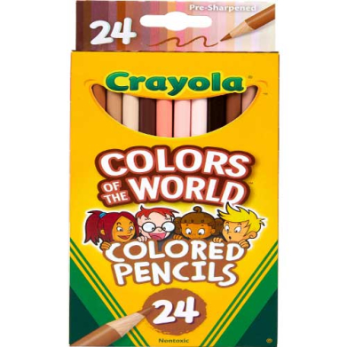 Crayola Colors of the World Colored Pencils - (24Pack) 68-4607