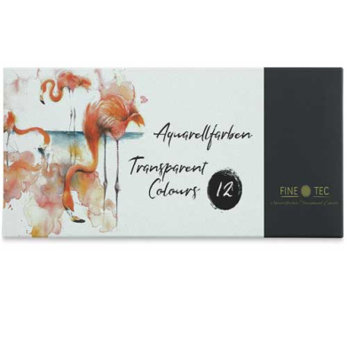 FineTec Aquarellfarben Transparent Watercolors 12Pan Set  RTLT12