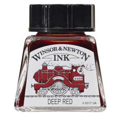 Winsor & Newton Dye-Based Drawing Ink - Deep Red WN1005227
