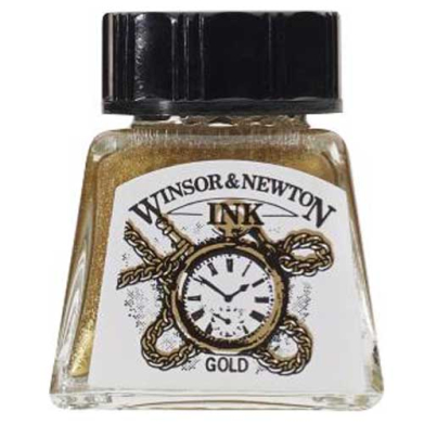 Winsor & Newton Dye-Based Drawing Ink - Gold WN1005283