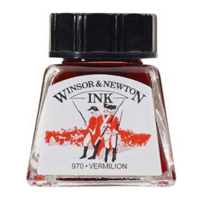 Winsor & Newton Dye-Based Drawing Ink - Vermillion WN1005680