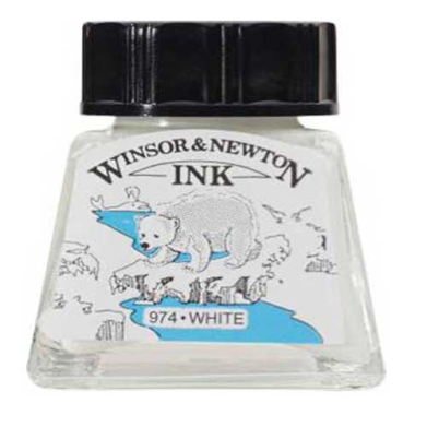 Winsor & Newton Dye-Based Drawing Ink - White WN1005702