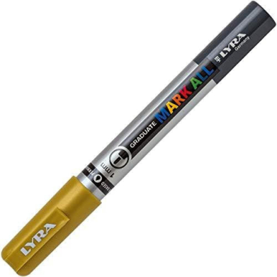 Lyra Graduate Mark All Acrylic Paint Marker 1mm - Gold LYL6810250