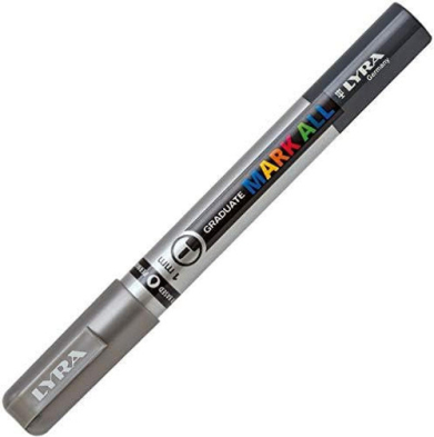 Lyra Graduate Mark All Acrylic Paint Marker 1mm - Silver LYL6810251