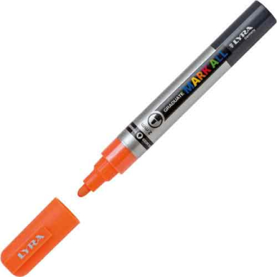 Lyra Graduate Mark All Acrylic Paint Marker 2mm - Neon Orange LYL6820313