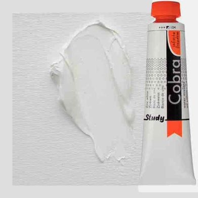 Royal Talens Cobra Study Water Mixable Oil Paint 200ml Zinc White 104 - RT25081040