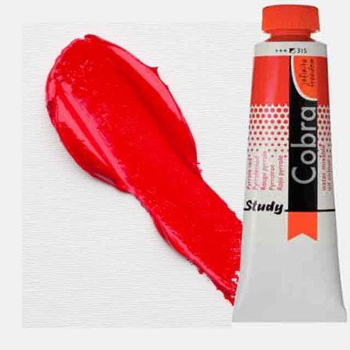 Royal Talens Cobra Study Water Mixable Oil Paint 200ml Pyrrole Red 315 - RT25083150