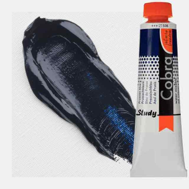 Royal Talens Cobra Study Water Mixable Oil Paint 200ml Prussian Blue 508 - RT25085080