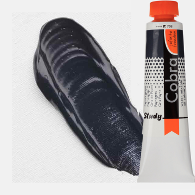 Royal Talens Cobra Study Water Mixable Oil Paint 200ml Payne's Grey 708 - RT25087080