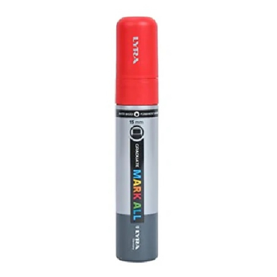 Lyra Graduate Mark All Acrylic Paint Marker XL Chisel Tip - Red LYL6840018