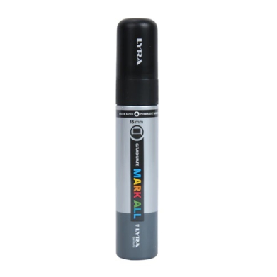 Lyra Graduate Mark All Acrylic Paint Marker XL Chisel Tip - Black LYL6840099