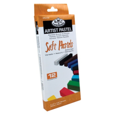 Royal & Langnickel Artist Assorted Soft Pastels- 12pc  CPA-A12