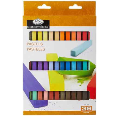 Royal & Langnickel Essentials Assorted Half Stick Soft Pastels- 36pc  CPH-A36